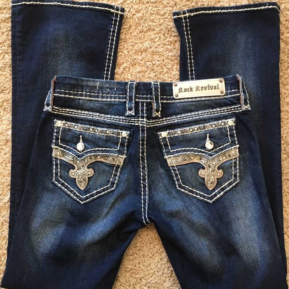 *Reserved for MB* -  Rock Revival Bootcut Jeans